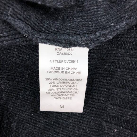 Twelfth Street by Cynthia Vincent Fringe Sweater M - Picture 8 of 9